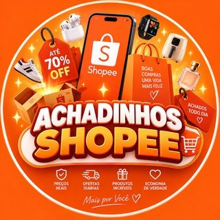 Foto do canal Achadinhos Shopee Storeflix, de Divulgação