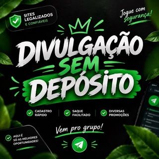 Foto do canal PLATAFORMAS BÔNUS SEM DEPÓSITO, de Apostas
