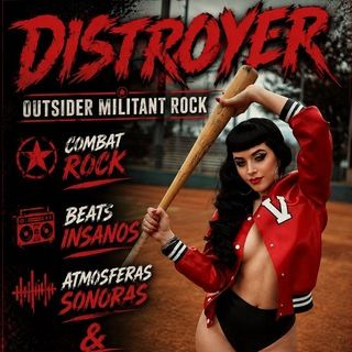 Foto do canal Distroyer Outsider Militant Rock, de Música