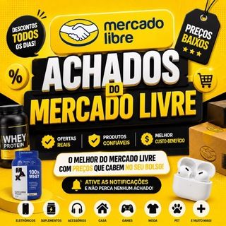 Foto do canal Achadinhos mercado livre, de Promoções e Ofertas