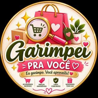 Foto do canal GARIMPEI PRA VOCÊ 🔎🛍️, de Promoções e Ofertas